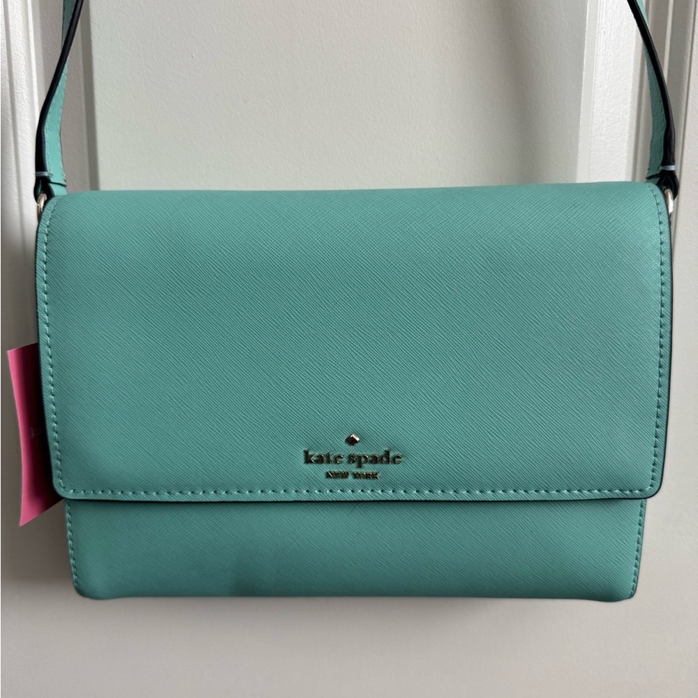 Kate Spade Dody Cove Street - Aqua Blooms Crossbody bag